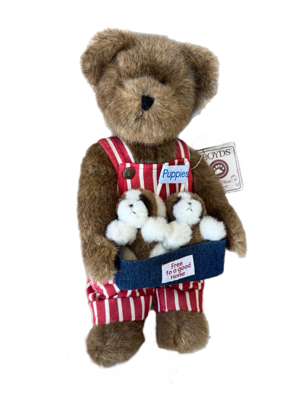 Billy And Friends Boyds Bears Best Dressed Series puppies NEW limited edition